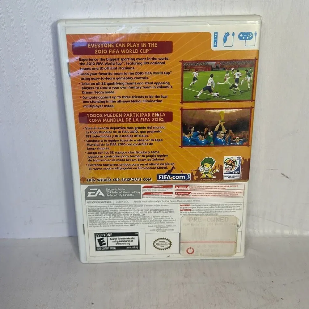 Nintendo 2010 fifa